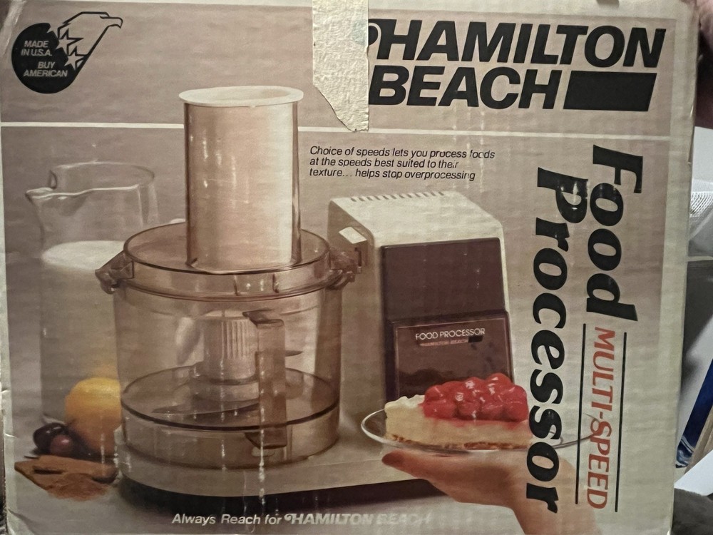 Vintage Hamilton Beach 702AL Food Processor