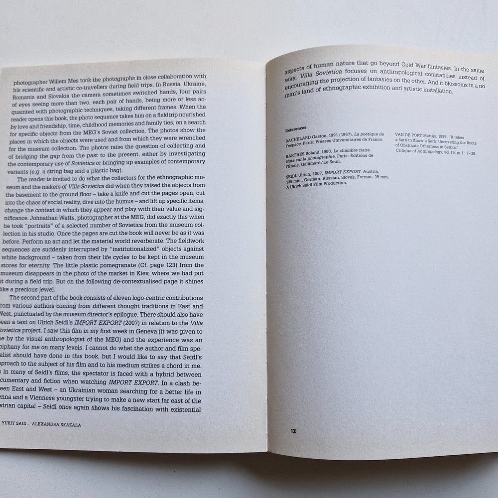 Villa Sovietica - Soviet Objetcs Import-export - Musée d'ethnographie de Geneve