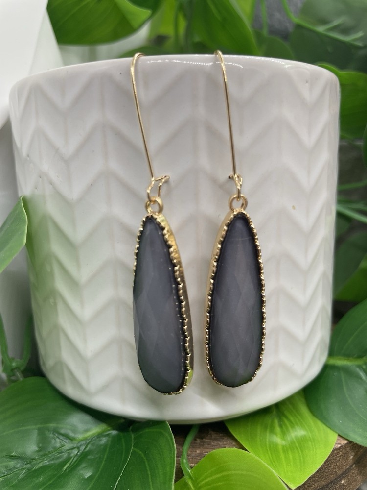3” Earring Set Gold-tone Boho Hook Dangle Drop New Free Ship B5603