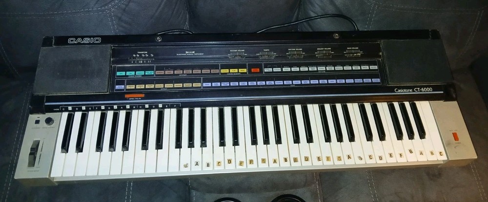 Casio Casiotone CT-6000 Keyboard Synthesizer !!WoW!! Fully Functional!