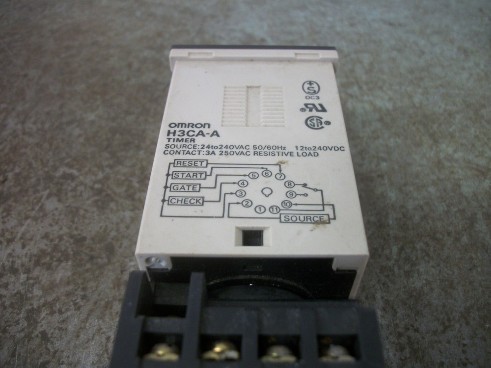 OMRON TIMER MODULE H3CA-A 99.9SEC TO 9990HOUR