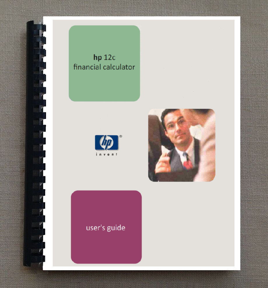 HP-12C Calculator user's guide manual
