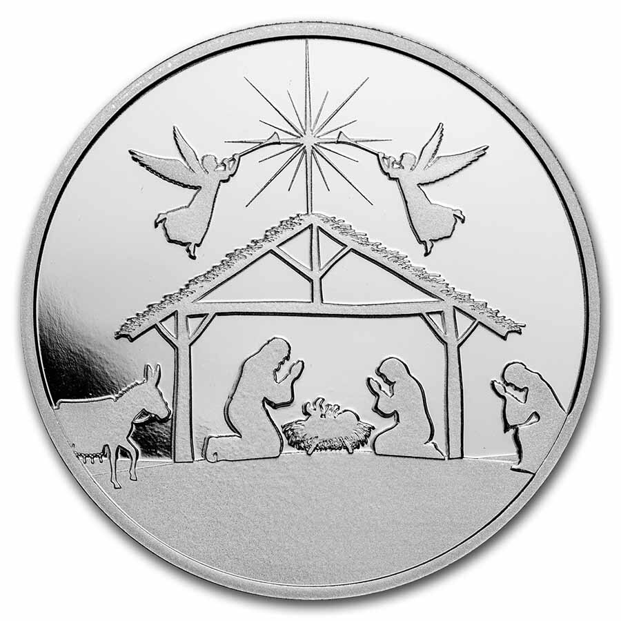 1 oz Silver Round - Nativity - SKU#262094