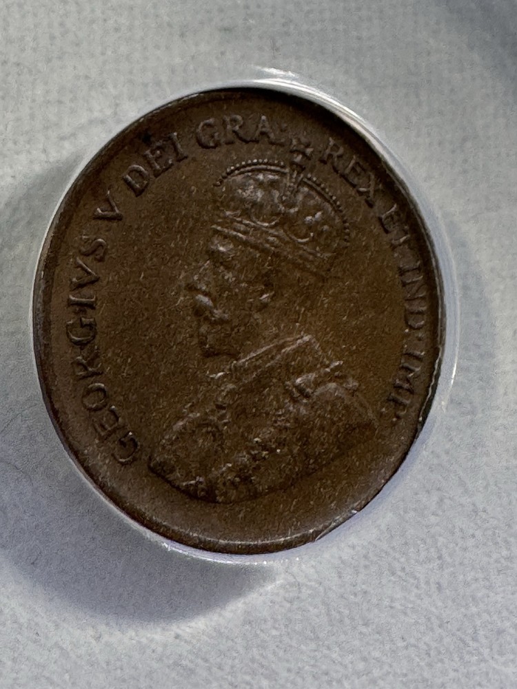 1936 Canada Small Cent Graded MS 62 BN by ANACS