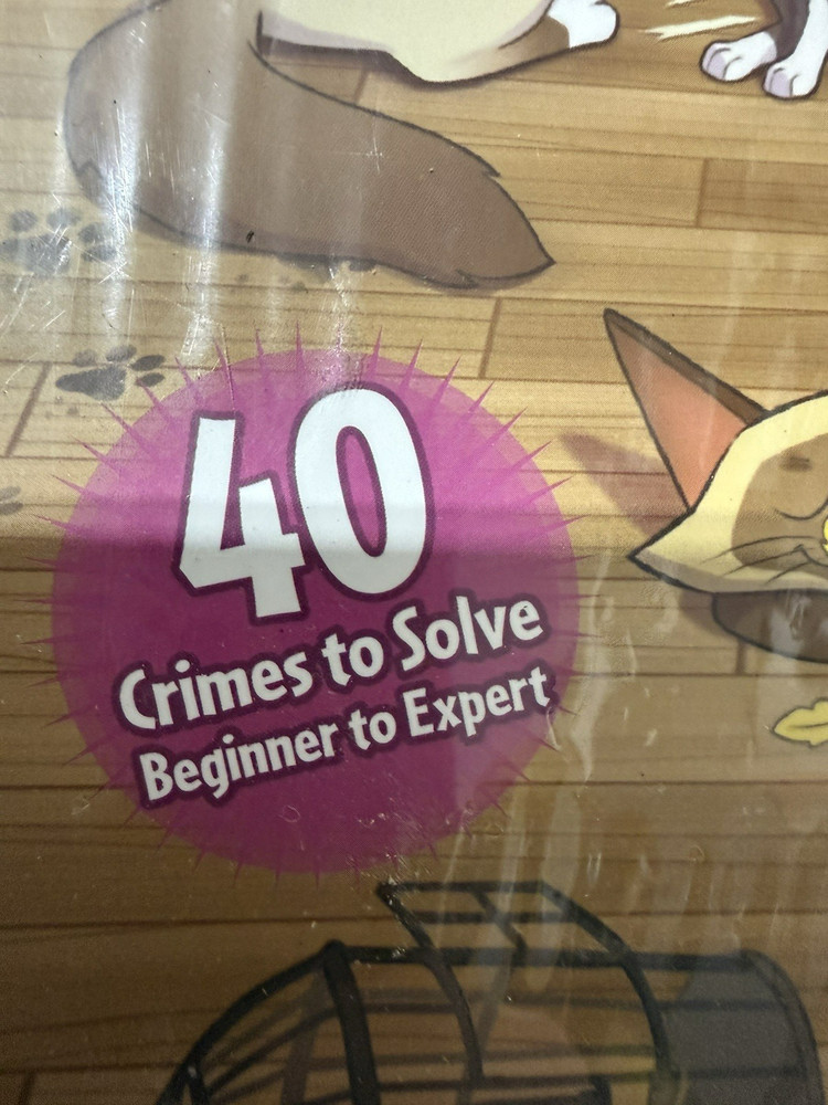 NEW & SEALED! ThinkFun Cat Crimes Logic Game