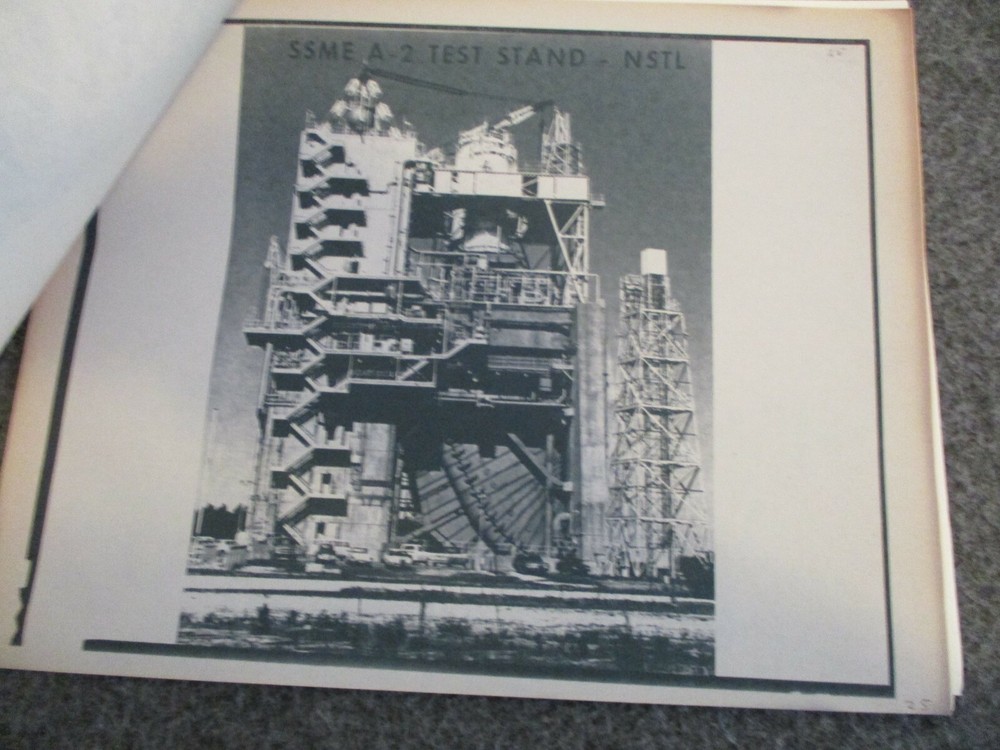 1979 NASA MSFC ORIG ROCKWELL BRIEFING SPACE SHUTTLE MAIN ENGINE DEVELOPMENT TEST