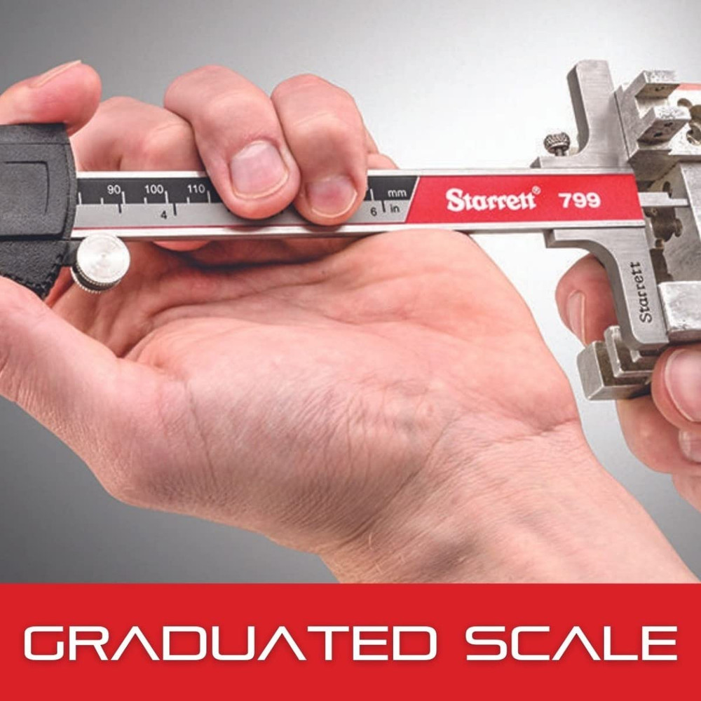 Stainless Steel Electronic Slide Caliper 6" Range, 0005" Resolution, LCD Display