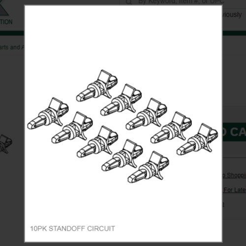 10PK STANDOFF CIRCUIT # 9051698-01P