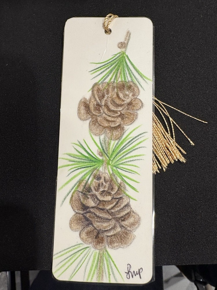 Pinecone Bookmark