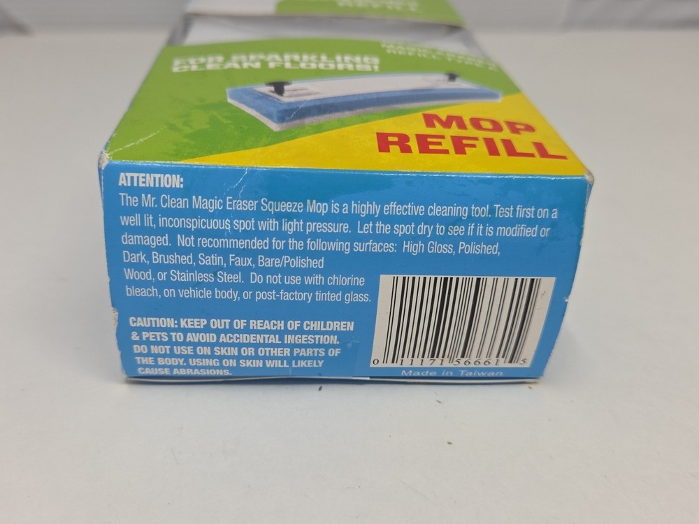 Mr Clean Magic Eraser 2013 Universal Mop Refill Type A Fits Most Squeeze Mops