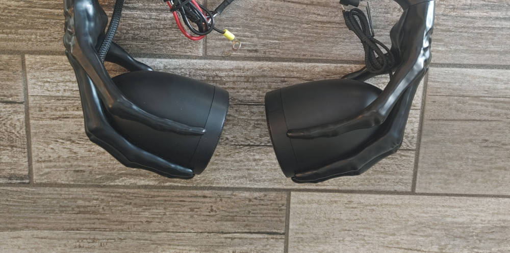 Boss audio systems Phantom 800 motorcycle speakers Black