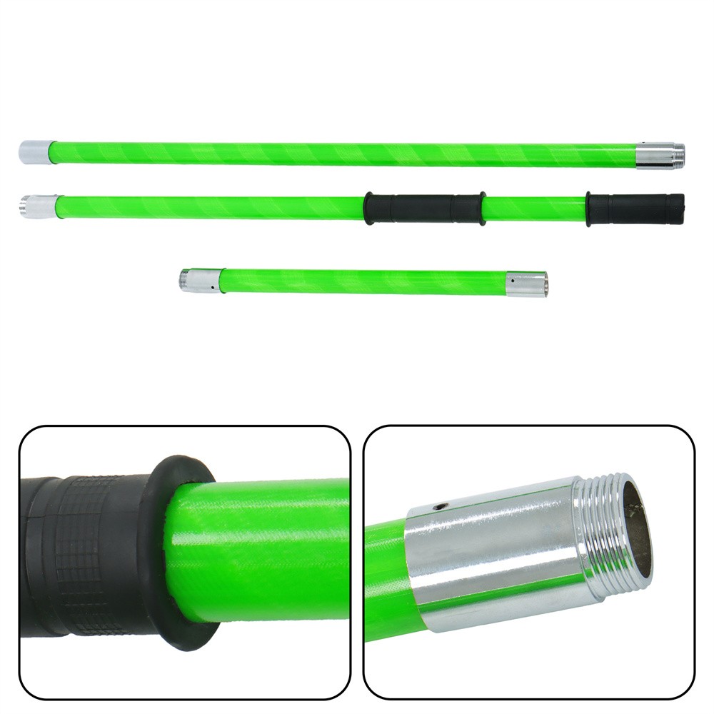 30 Feet Tree Pole Pruner Durable Tree Trimmers Handle Green Manual Branches