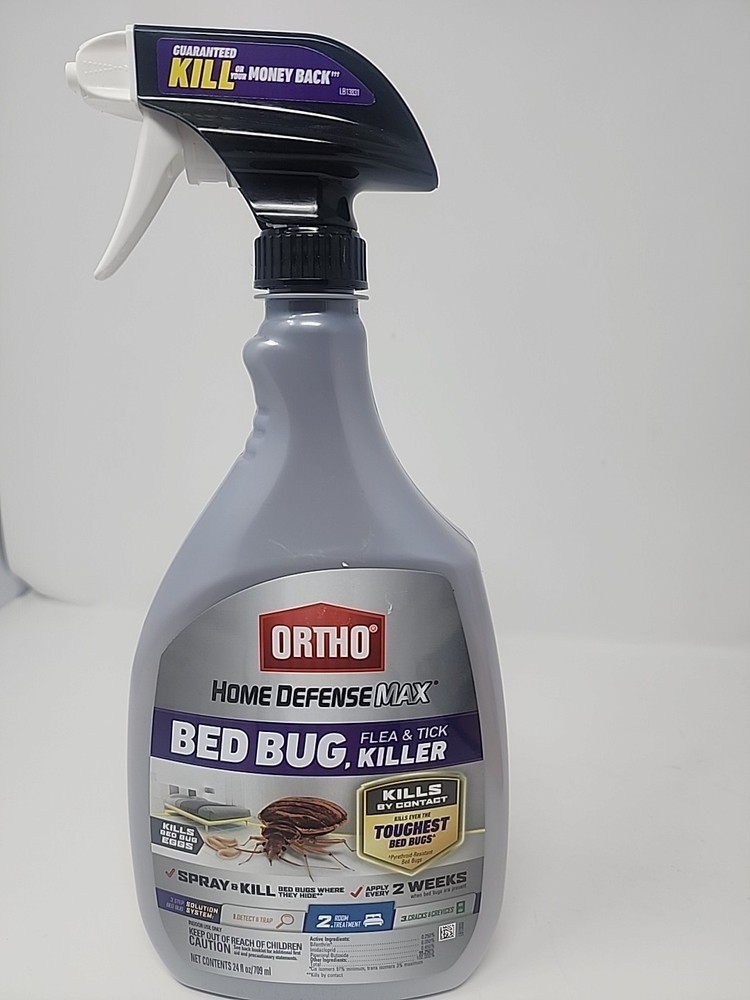 Home Defense Max Bed Bug, Flea & Tick Killer, 24 oz, Kills Bed Bugs