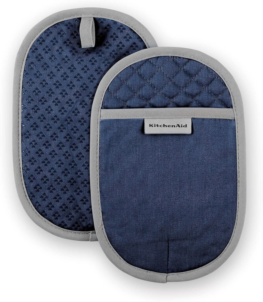 Asteroid Pot Holder 2-Pack Set Aqua 6.5"x10