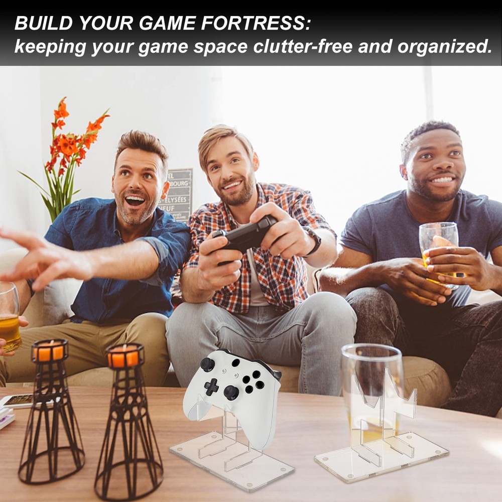 Universal Controller Holder, Transparent Acrylic Game Controller Display Stan...