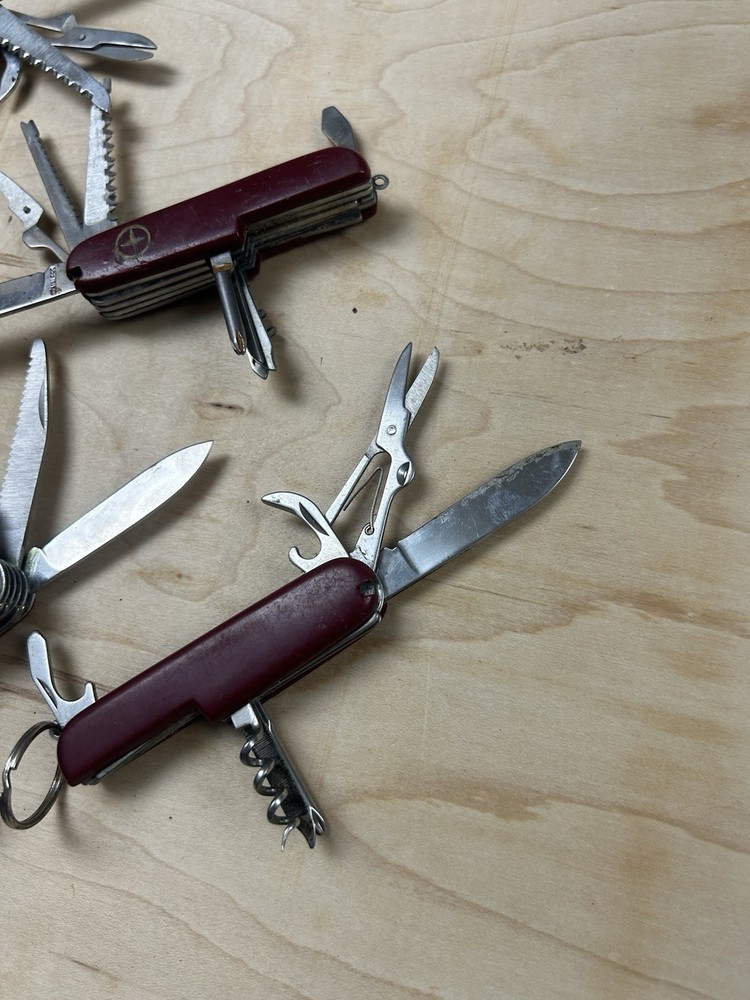 Vintage Red Multitool Lot of 7