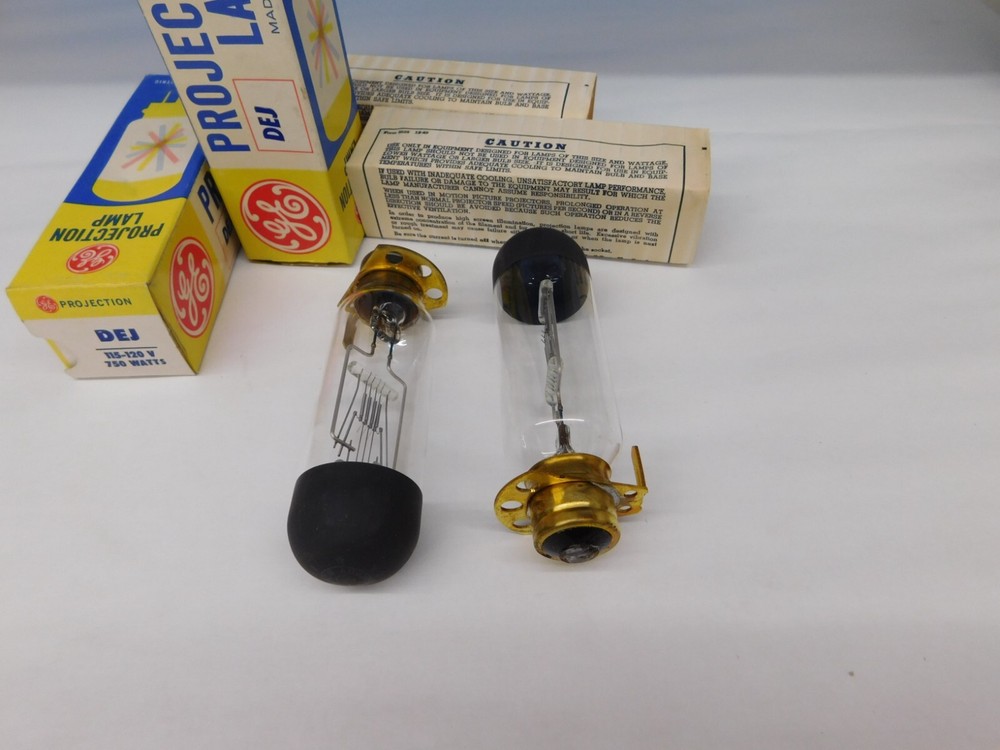 2pcs DEJ Projection Lamp Projector Bulb General Electric