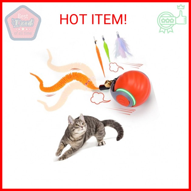 BABORUI Interactive Cat Toy Ball - Automatic Interactive Cat Toys for Indoor Cat