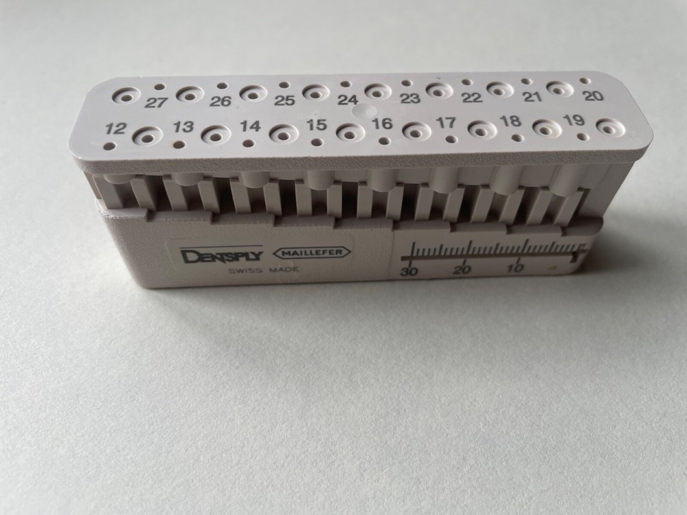 endodontic file holder block, autoclavable 