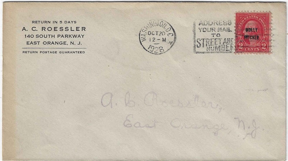 FDC   #646-10a   --    Roessler --  Molly Pitcher