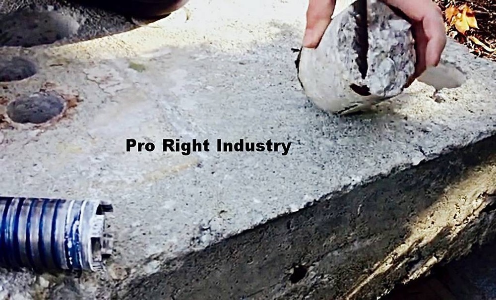 4" core Bit Concrete SDS MAX Adapter with pilot bit bosch hilti hammer drill