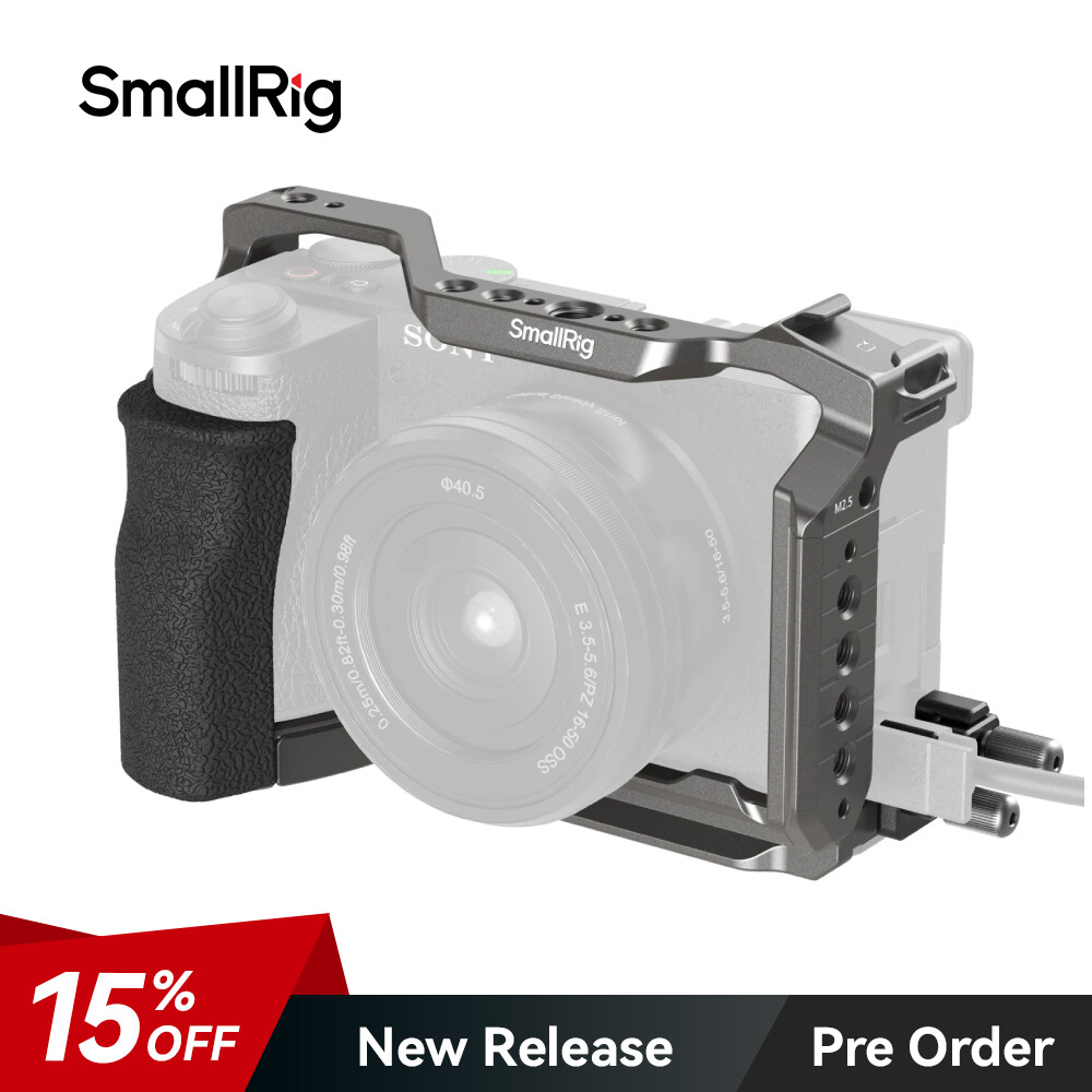 SmallRig A6700 HawkLock Quick Release Cage Kit for Sony Alpha 6700 Camera