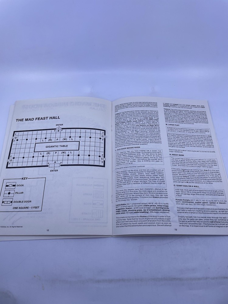 EX2 AD&D Module The Land Beyond the Magic Mirror Dungeons & Dragons TSR (1983)