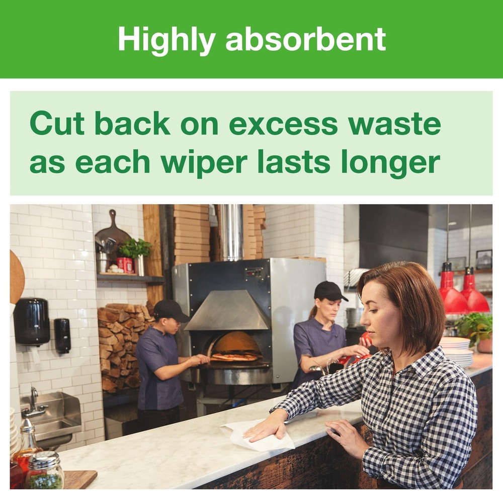 Tork Basic Centerfeed Paper Wiper White M2, High Absorbency, 6 x 600 Sheets, ...