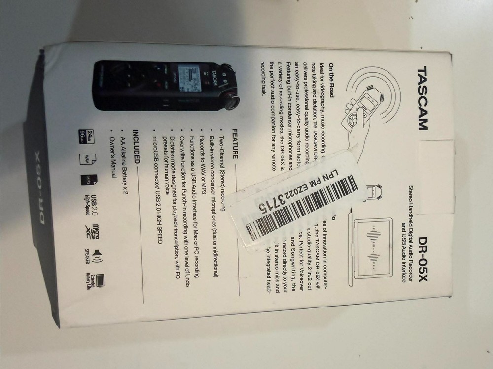 TASCAM DR-05 Portable Digital Audio Recorder