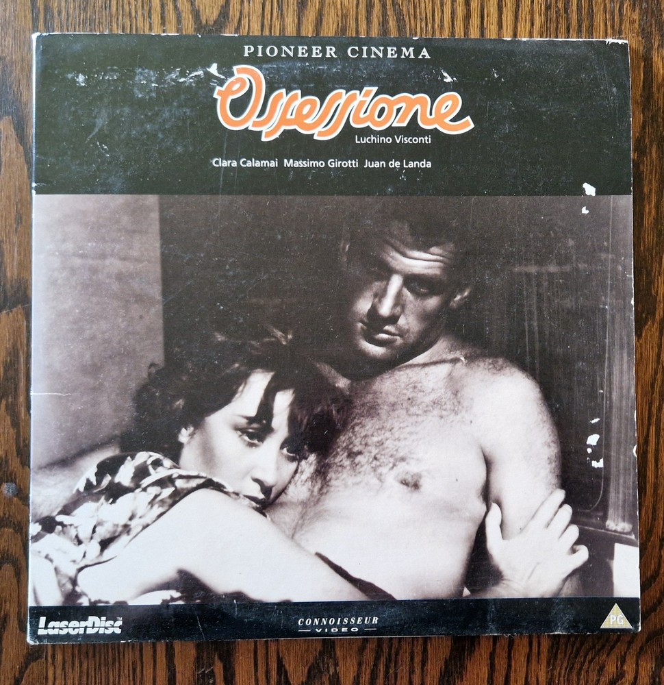 Laserdisc 📀 OSSESSIONE (USA) 2 discs With Additional Art Posters