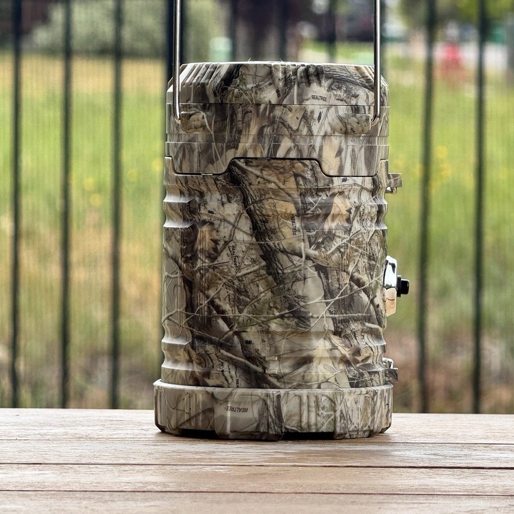RealTree Pop Up LED Camping Lantern Flashlight Combo Camo Battery Powered 2 Pack