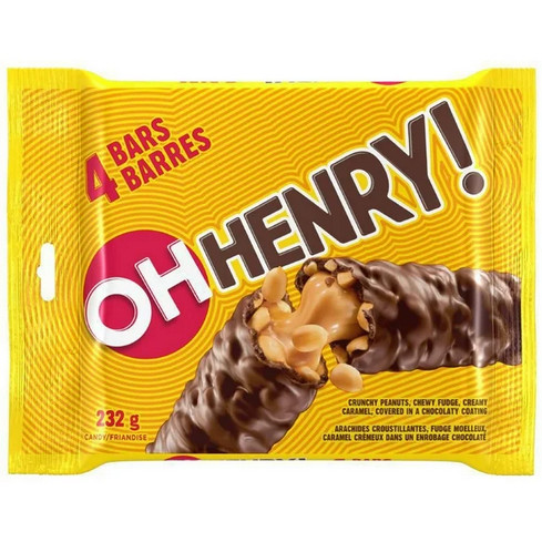 Oh Henry! Chocolate Bars Multipack, 4ct, 232g