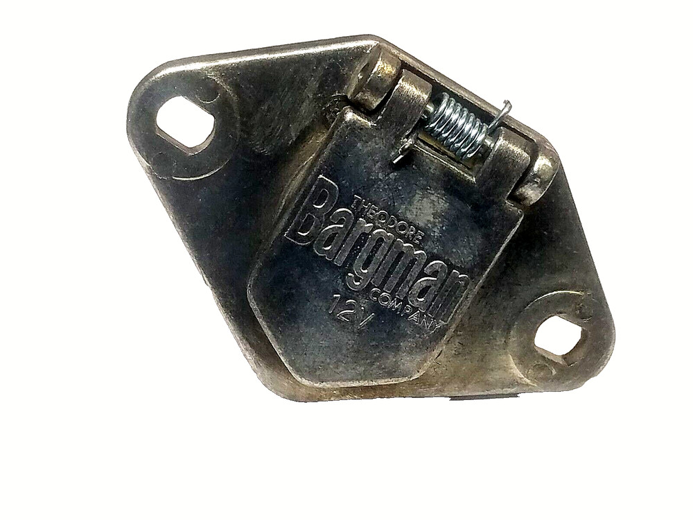 Bargman 6 Pin Round Wiring Harness Connector Vehicle End Horse Trailer