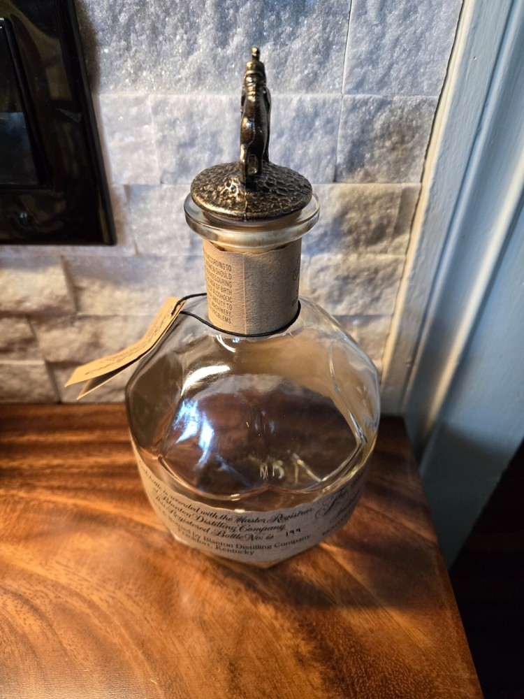 Blanton Bourbon Bottle with B Stopper