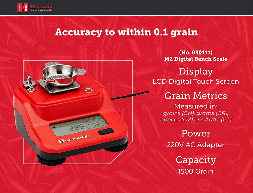 Hornady M2 Digital Compact Powder Scale (050111)