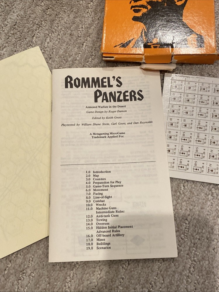 MetaGaming MicroHistory Rommel's Panzers Unpunched