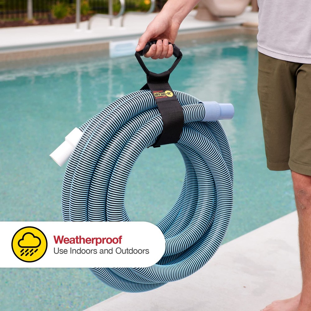 Easy-Carry Straps - 28” (2-Pack) – Heavy-Duty Hook and Loop Extension Cord Ca...