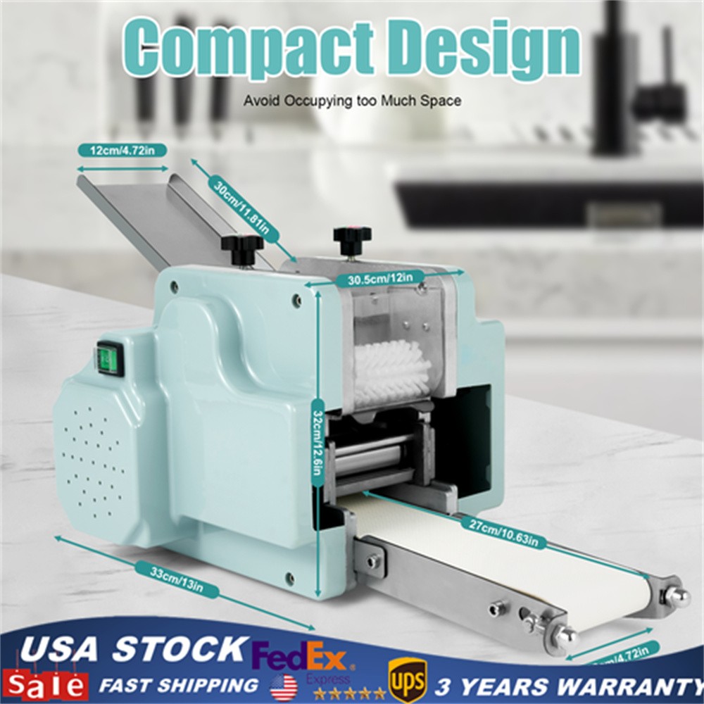 Commercial Electric Dumpling Skin Processing Machine Maker Wonton Dough Wrapper