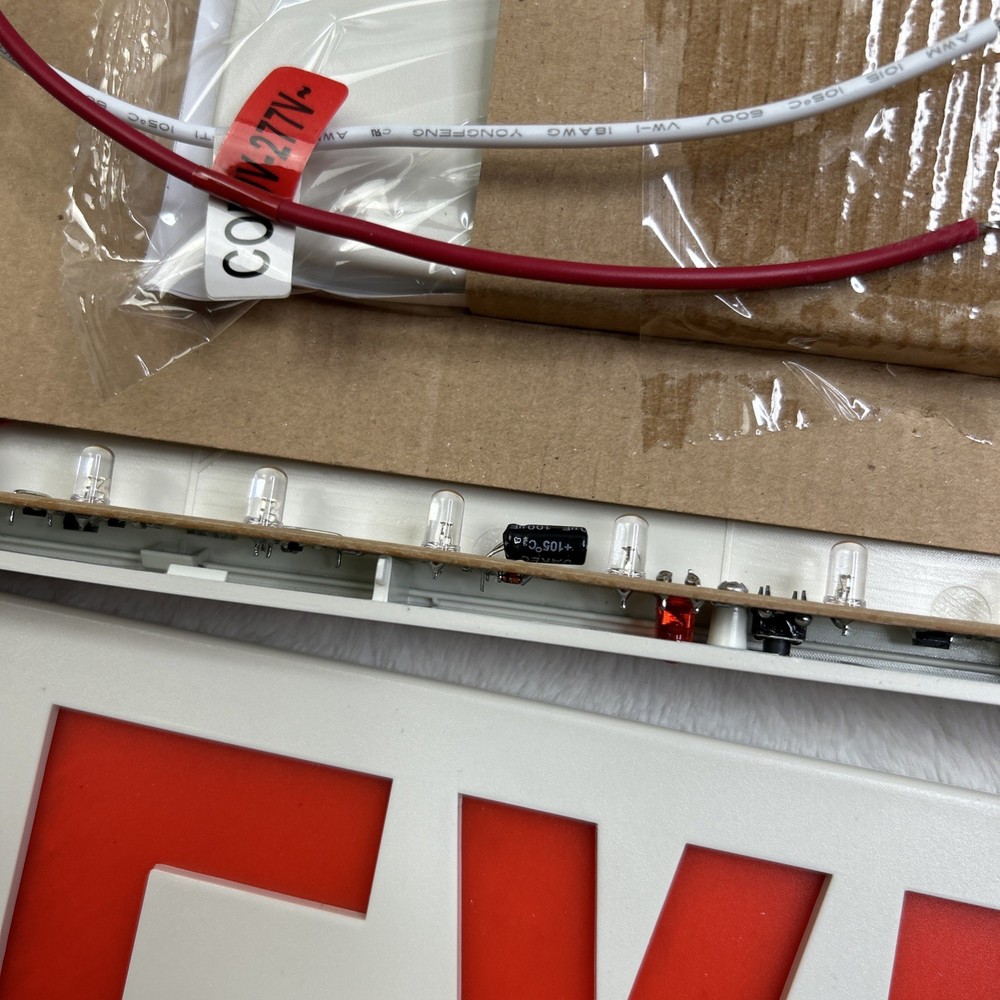 2 Pack LED Exit Sign Emergency Combo Light with Adjustable Two Head Battery UL