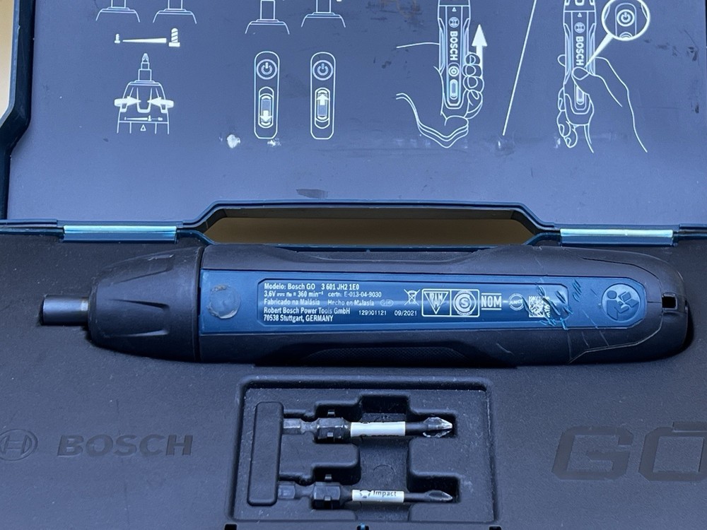 Bosch Go3 Mini Electric Screwdriver Set Cordless 3.6V USB Rechargeable Automatic
