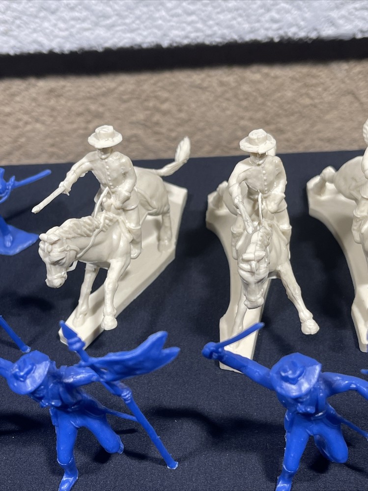 CHERILEA Playset Figures 7th Cavalry And Indians Regiment 60mm 65 PC