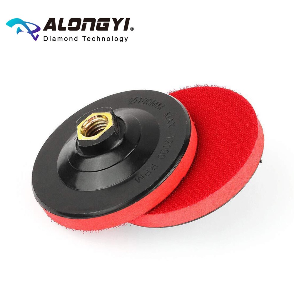 4 Inch Backer Pad Hook and Loop Backing pad with 5/8-11 Thread (2-Pcs)