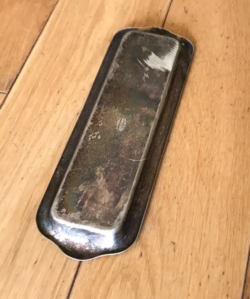 Vintage J R Silver Plated Pin Tray. - (CD1)