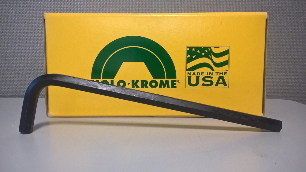 1/4" ALLEN LONG ARM HEX KEY HOLO-KROME