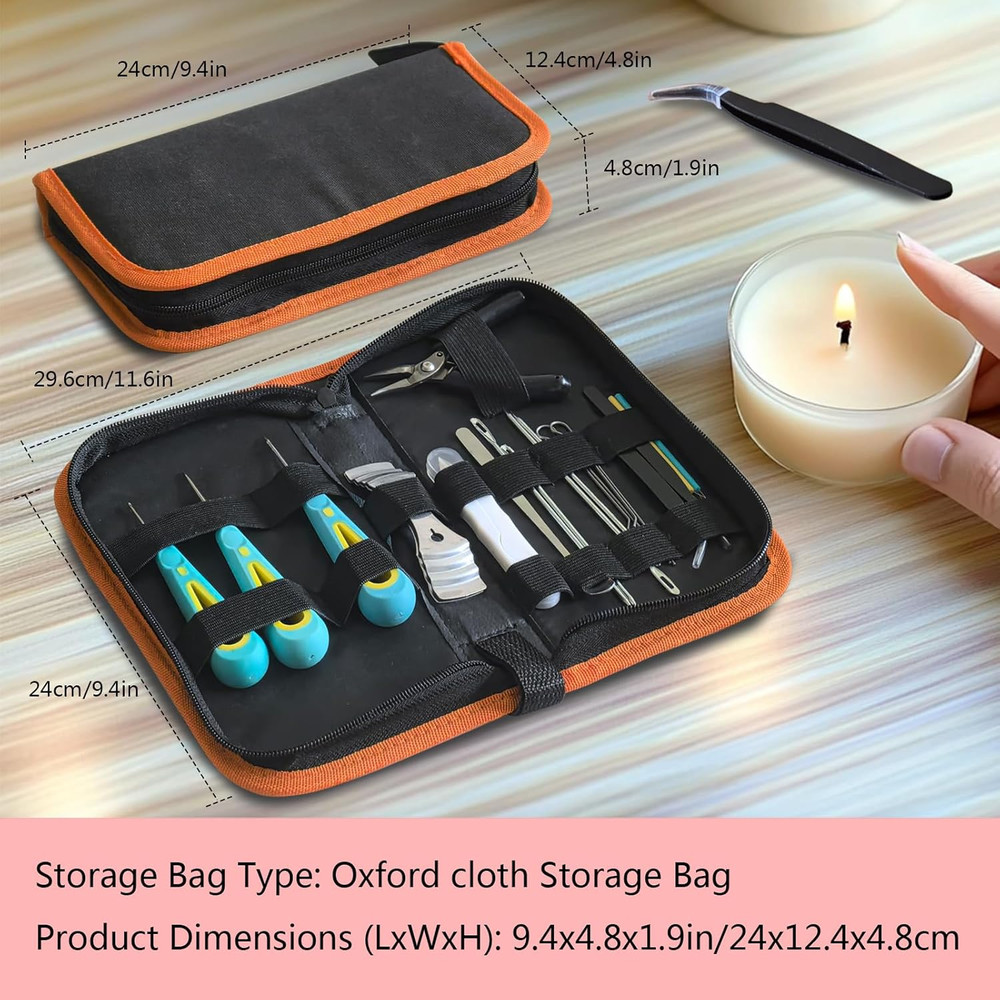 Candle Making Kit for Beginners with Storage Bag and Essential Tools