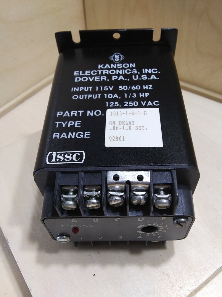 ISSC 1013-1-D-1-B On Delay Timer NEW