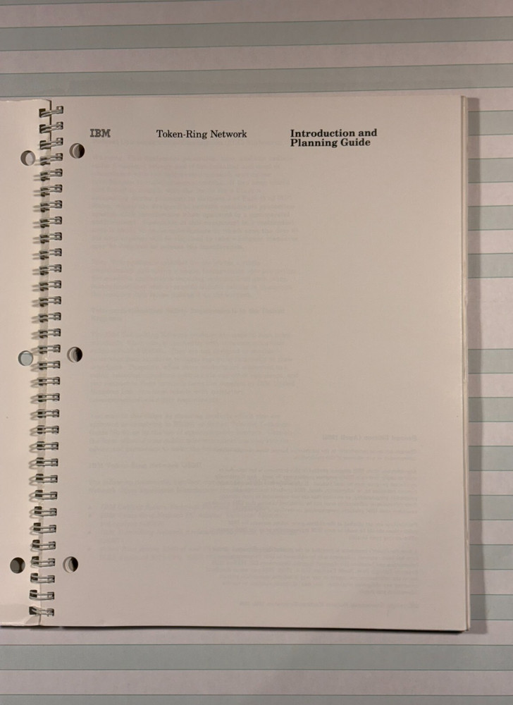 IBM Token-Ring Network Introduction and Planning Guide GA27-3677-01