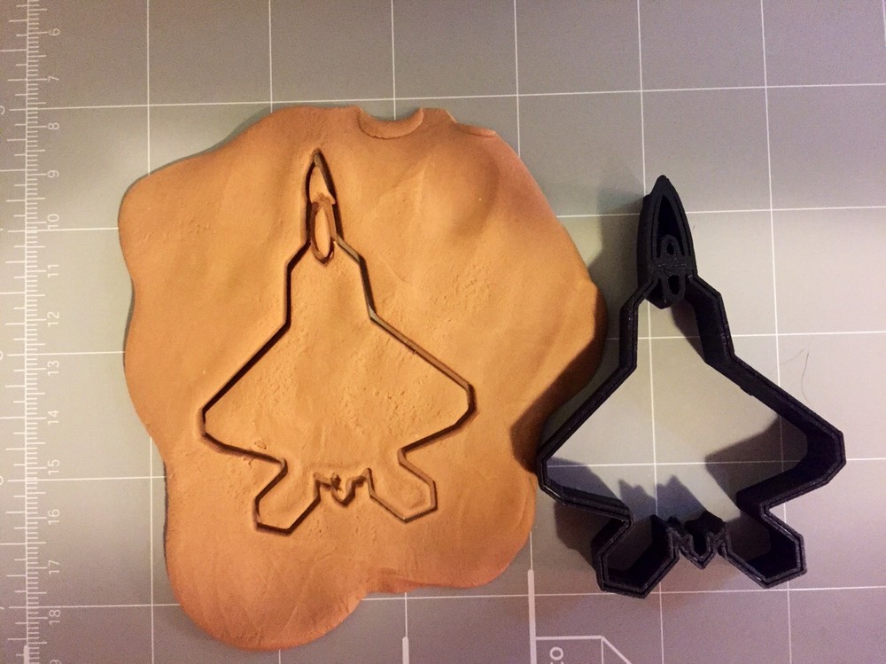 F22 Military Aircraft Cookie Cutter
