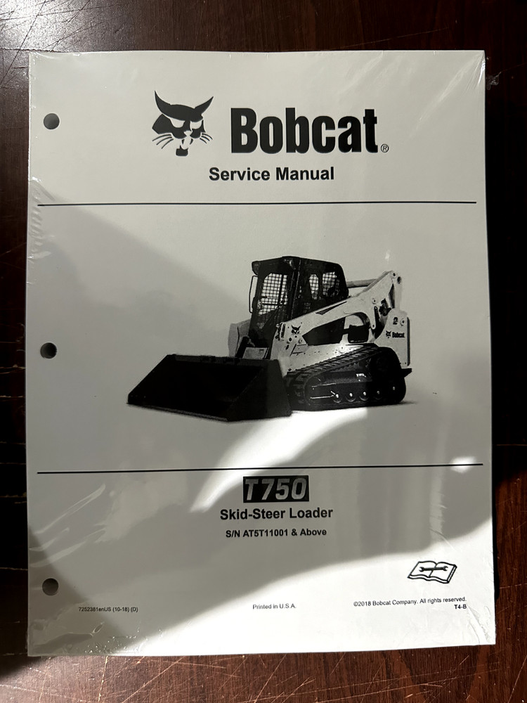Bobcat T750 Skid-Steer Loader Service Manual- 7252381