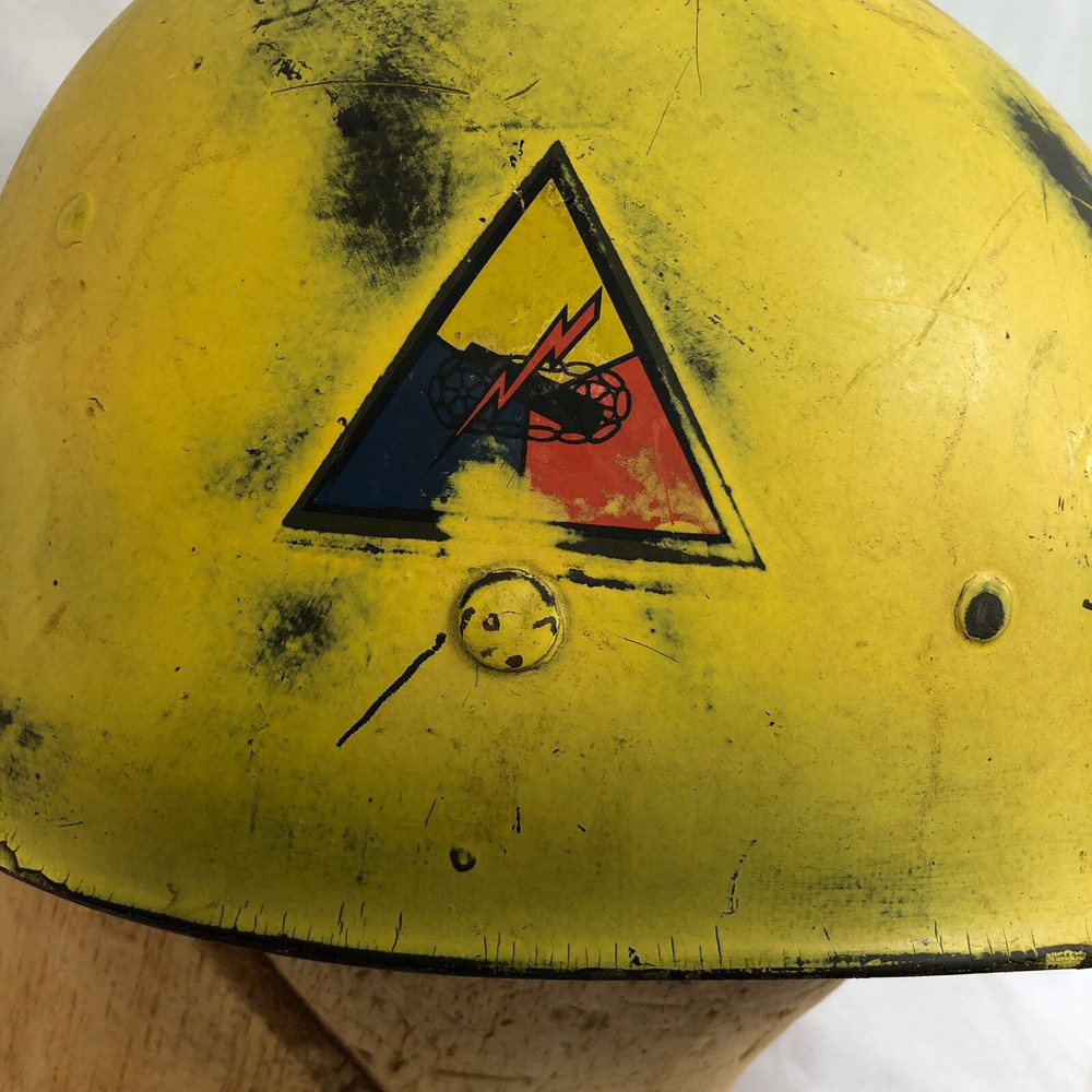 Wwii M-1 Helmet MSA Liner Armor Painted With Decals